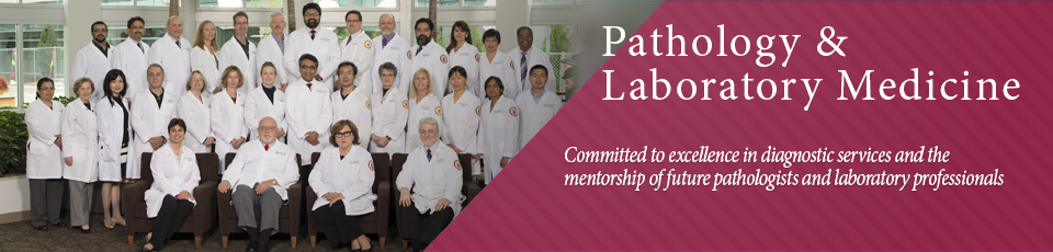 Committed to excellence in diagnostic services and the mentorship of future pathologists and laboratory professionals