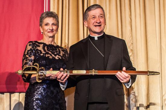 Cardinal Blase J. Cupich receives Sword of Loyola at 67th Annual Stritch School of Medicine Awards Dinner 
