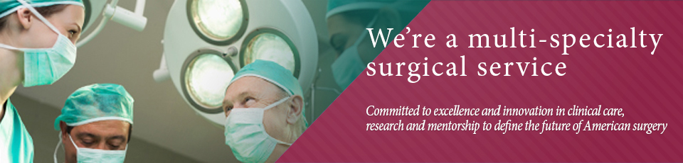 Committed to excellence and innovation in clinical care, research and mentorship to define the future of American surgery